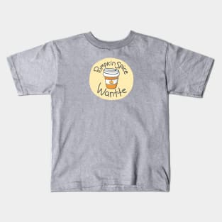 Pumpkin Spike Latte Fun Graphic Kids T-Shirt
